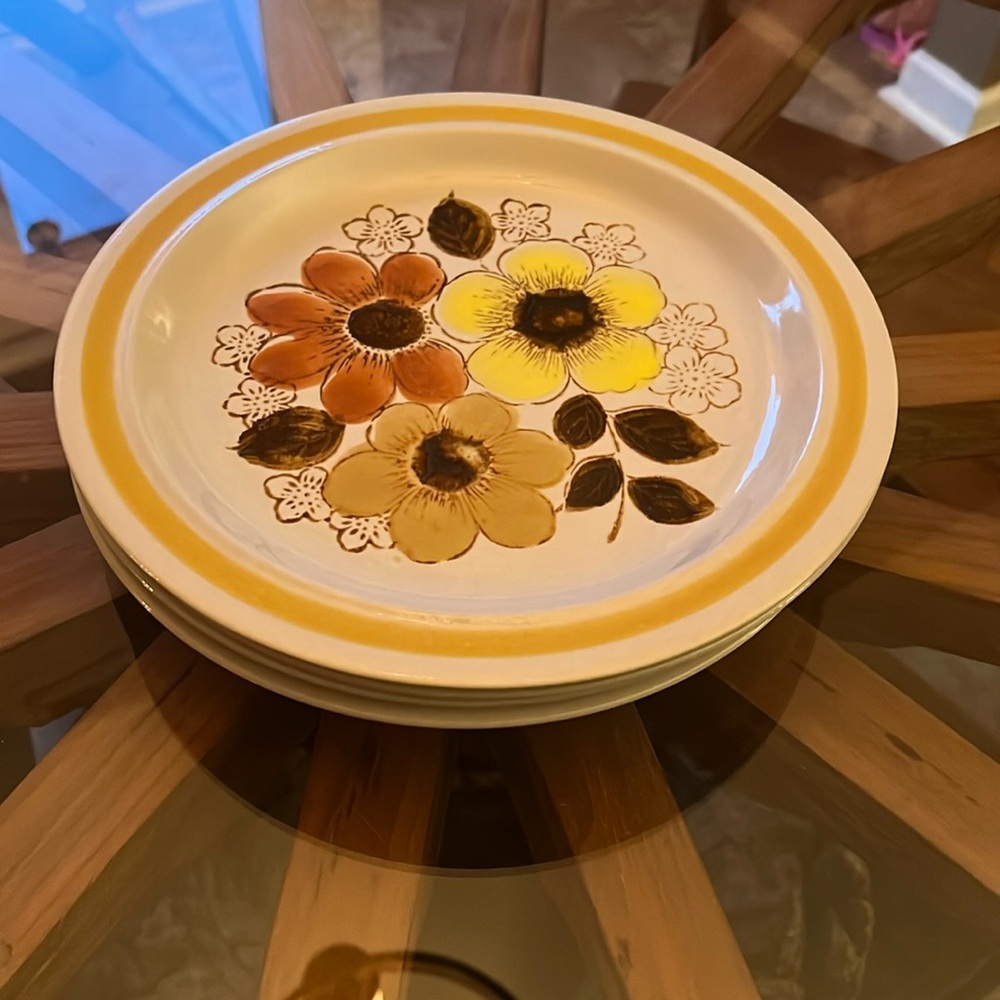 Columbus Stoneware Plates